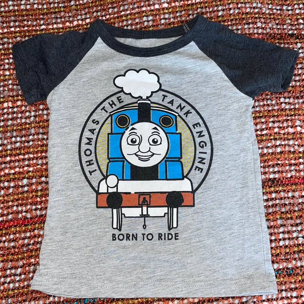 Thomas the train baseball tee shirt